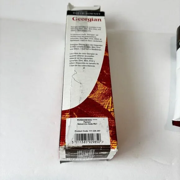 Daler-Rowney Georgian Oil Colour Raw Umber 247 225 ml‎ 7.6 oz Tube For Artists - Picture 6 of 9